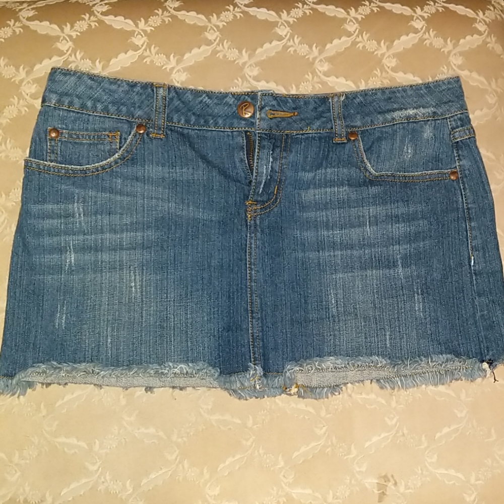 Rampage Jean Skirt